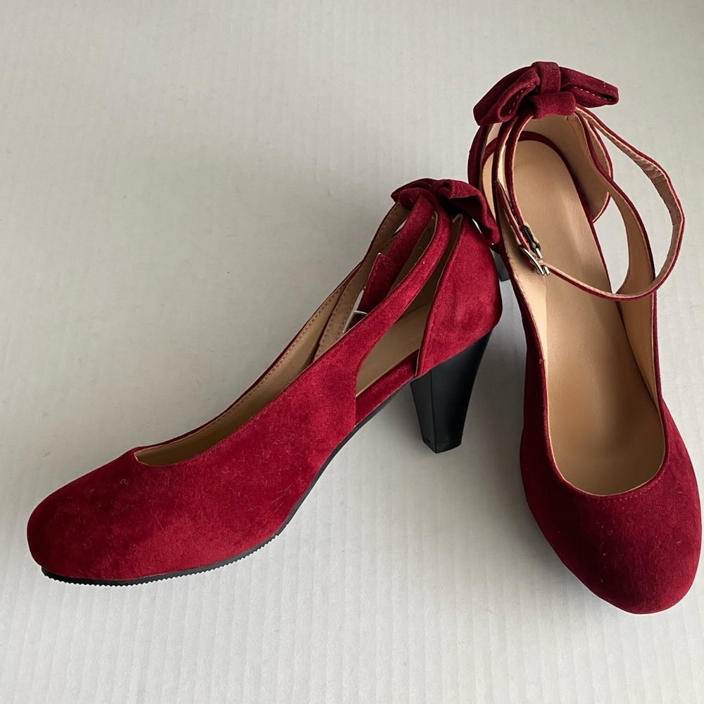 Red Cutout Heel